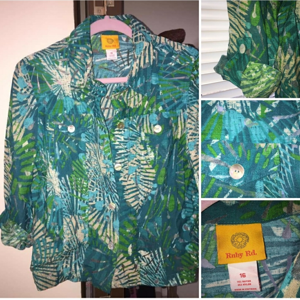 Summery burnout jacket/top